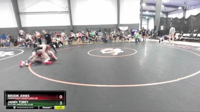 157 lbs Cons. Round 2 - Brodie Jones, FordDynastyWrestlingClub vs Jaden Tobey, Outlaw Wrestling Club