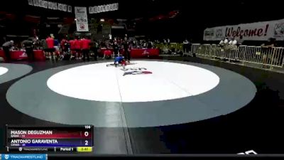 106 lbs Placement Matches (16 Team) - Mason Deguzman, BAWA vs Antonio Garaventa, CMWA