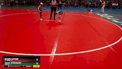 50 lbs Quarterfinals (8 Team) - Noah Nordquist, Bemidji vs Ryder Sather, St. Peter