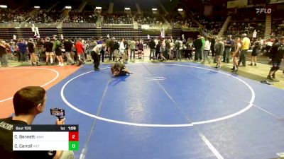 123 lbs Quarterfinal - Camron Bennett, Ubasa vs Christian Carroll, Victory WC