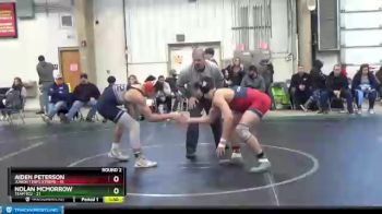 160 lbs Round 2 (6 Team) - Aiden Peterson, Junior Terps Xtreme vs Nolan McMorrow, Team 922