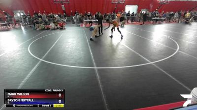 113 lbs Cons. Round 3 - Mark Wilson, IL vs Bryson Nuttall, IL