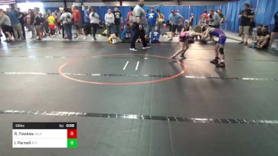 58 lbs Rr Rnd 3 - Rilynn Fowkes, Valkyrie vs Ireland Parnell, BTC