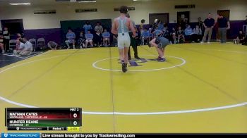 126 lbs Quarterfinals (8 Team) - Nathan Cates, Woodland, Cartersville vs Hunter Keane, Cambridge