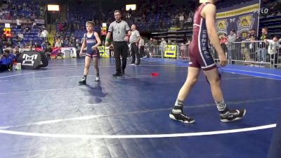 65 lbs Semifinal - Brady Loro, Garnet Valley vs Carter Temple, Seneca Valley