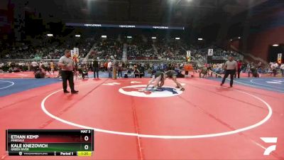 3A-138 lbs Semifinal - Ethan Kemp, Pinedale vs Kale Knezovich, Green River