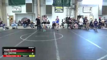 130 lbs Round 5 (8 Team) - Max Firestine, POWA vs Kyler Crooks, Team Ohio