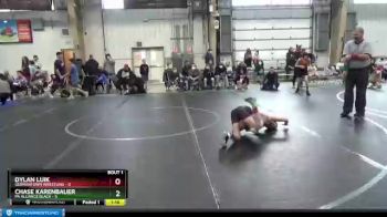 72 lbs Round 1 (4 Team) - Chase Karenbauer, PA Alliance Black vs Dylan Luik, Germantown Wrestling