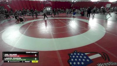 113 lbs Champ. Round 2 - Landon Johnson, Beaver Dam Youth Wrestling Club vs Joel Zelinski, Ringers Wrestling Club