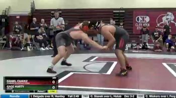285 lbs 1st Place Match - Gage Marty, Solon vs Daniel Chavez, Clarion-Goldfield-Dows