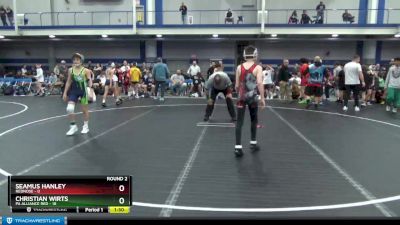 84 lbs Round 2 (8 Team) - Christian Wirts, PA Alliance Red vs Seamus Hanley, Rednose