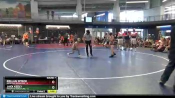 75 lbs Round 7 (10 Team) - Jaxx Keely, Predator Wrestling vs Kellan Spisok, Backyard Brawlers