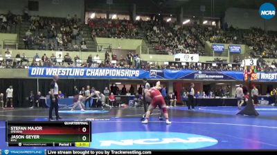 174 lbs Quarterfinal - Jason Geyer, NYU vs Stefan Major, Stevens