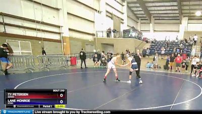 120 lbs Quarterfinal - Ty Petersen, Idaho vs Lane Monroe, Utah