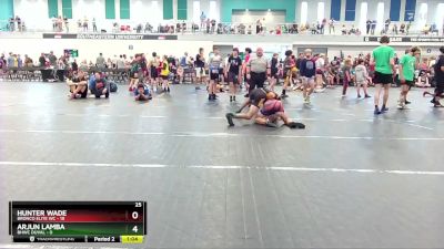 120 lbs Round 3 (4 Team) - Hunter Wade, Bronco Elite WC vs Arjun Lamba, BHWC Duval