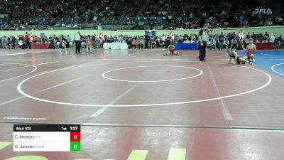 118 lbs Round Of 32 - Caleb Moates, F-5 Grappling vs Dane Jensen, Pawhuska