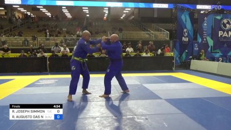 ROBERT JOSEPH SIMMONS vs ROBERTO AUGUSTO DAS NEVES 2024 Pan Jiu Jitsu IBJJF Championship