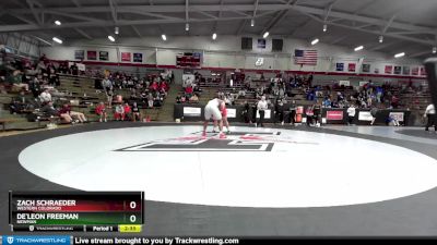 285 lbs Champ. Round 1 - De`Leon Freeman, Newman vs Zach Schraeder, Western Colorado