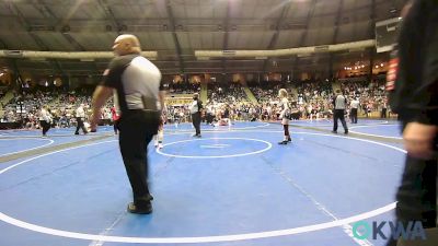 110 lbs Consi Of 4 - Brooklynn Church, Wagoner Takedown Club vs Gentry Shelton, Skiatook Youth Wrestling 2022-23