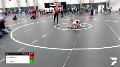 64 lbs 3rd Place Match - Tag Craig, Cozad Youth Wrestling Club vs Hunter Wickam, Bear Cave