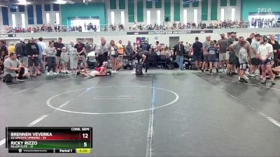 88 lbs Semis & 1st Wrestleback (8 Team) - Ricky Rizzo, Killer Elite vs Brennen Veverka, U2 Upstate Uprising