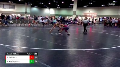 106 lbs Round 2 (16 Team) - Blake Saddler, Eaglecrest Raptors vs Max Applegate, West Forsyth