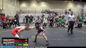 75 lbs Finals (8 Team) - Bryce Donahue, Donahue WA vs Ethan VanDyke, ARES Black