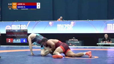 86 kg Semi Final - Myles Amine, SMR vs Osman Gocen, TUR