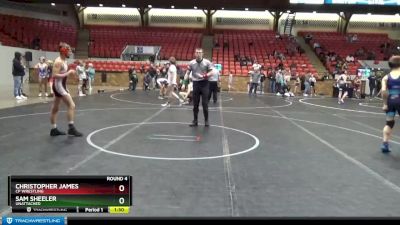 110-115 lbs Round 4 - Christopher James, CP Wrestling vs Sam Sheeler, Unattached