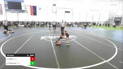 58 lbs 5th Place - Jaxson Hollis, Aniciete Training Club vs Jesse Espinoza, Total Kaos