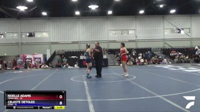 144 lbs Round 2 (6 Team) - Brijatte Garcia, Texas Red vs Nya Jolley, Utah