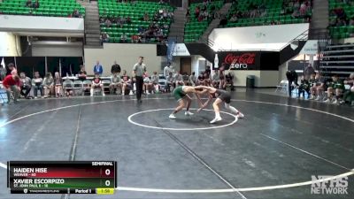 122 lbs Semifinals (16 Team) - Xavier Escorpizo, St. John Paul II vs Haiden Hise, Weaver