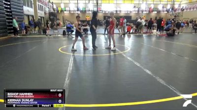 97 lbs Semifinal - Bishop Hammen, Moen Wrestling Academy vs Kiernan Dunlay, McDominate Training Center