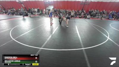 152 lbs Quarterfinal - Dawson Bell, DC Elite Wrestling vs Brandon Liddle, Wisconsin