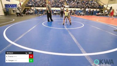 61 lbs Rr Rnd 3 - Kye Travis, Pryor Tigers vs Aiden Yeager, Salina Wrestling Club