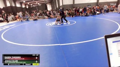 87 lbs Quarterfinal - Damen Therrien, Bonners Ferry Wrestling Club vs Joshua Eller, Team Aggression Wrestling Club