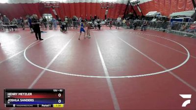 82 lbs Quarterfinal - Henry Metzler, WI vs Joshua Sanders, IN