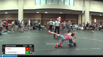 90 lbs Round 1 (6 Team) - Dallas Rosenbarger, Contenders Wrestling Academy Blue vs Tripp Petit, Believe To Achieve WC