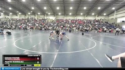 135 lbs Champ. Round 4 - Gohan Foster, Taylorsville Warriors vs Martin Rodriguez, Layton