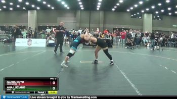 143 lbs Semis & 3rd Wb (16 Team) - Ana Luciano, King vs Alara Boyd, McKendree