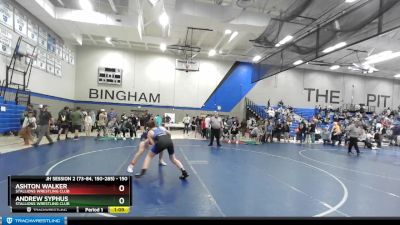 150 lbs 3rd Place Match - Andrew Syphus, Stallions Wrestling Club vs Ashton Walker, Stallions Wrestling Club