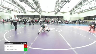 150-I lbs Consi Of 8 #2 - Louie Tuorto, Islip vs David Borodziuk, Seagull Wrestling Club