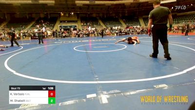 135 lbs Final - Knox Verbais, Purler Wrestling, Inc vs Maximus Dhabolt, Sebolt Wrestling Academy