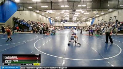 96 lbs Quarterfinal - Mac Gubler, Southern Utah Elite vs Easton Moat, Duchesne