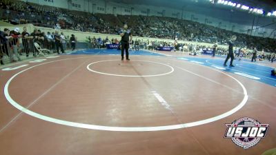 55 lbs Round Of 16 - Knox Taylor, Clinton Youth Wrestling vs Elias Cruz, Cushing Tigers