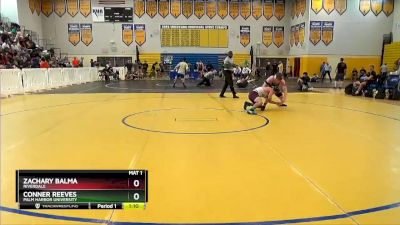 132 lbs Quarterfinal - Conner Reeves, Palm Harbor University vs Zachary Balma, Riverdale