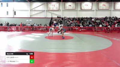 138 lbs Consi Of 8 #2 - Aydin Lamb, Wakefield vs Jaime Nunez, Excel Academy