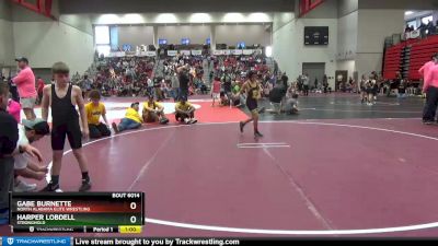 90 lbs Cons. Round 3 - Harper Lobdell, Stronghold vs Gabe Burnette, North Alabama Elite Wrestling