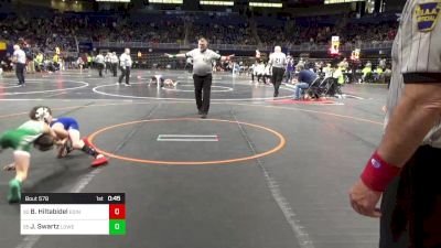 70 lbs Round Of 64 - Bryson Hiltabidel, Edinboro vs Jaxon Swartz, Lower Dauphin