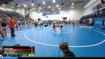 110 lbs 3rd Place Match - Finn Stalick, Big Horn Middle School vs Liam O`Dea, Laramie Middle School